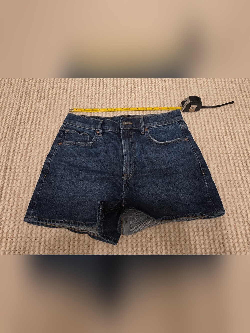 Express Mom Short High Rise Stretch Denim Shorts Size 8